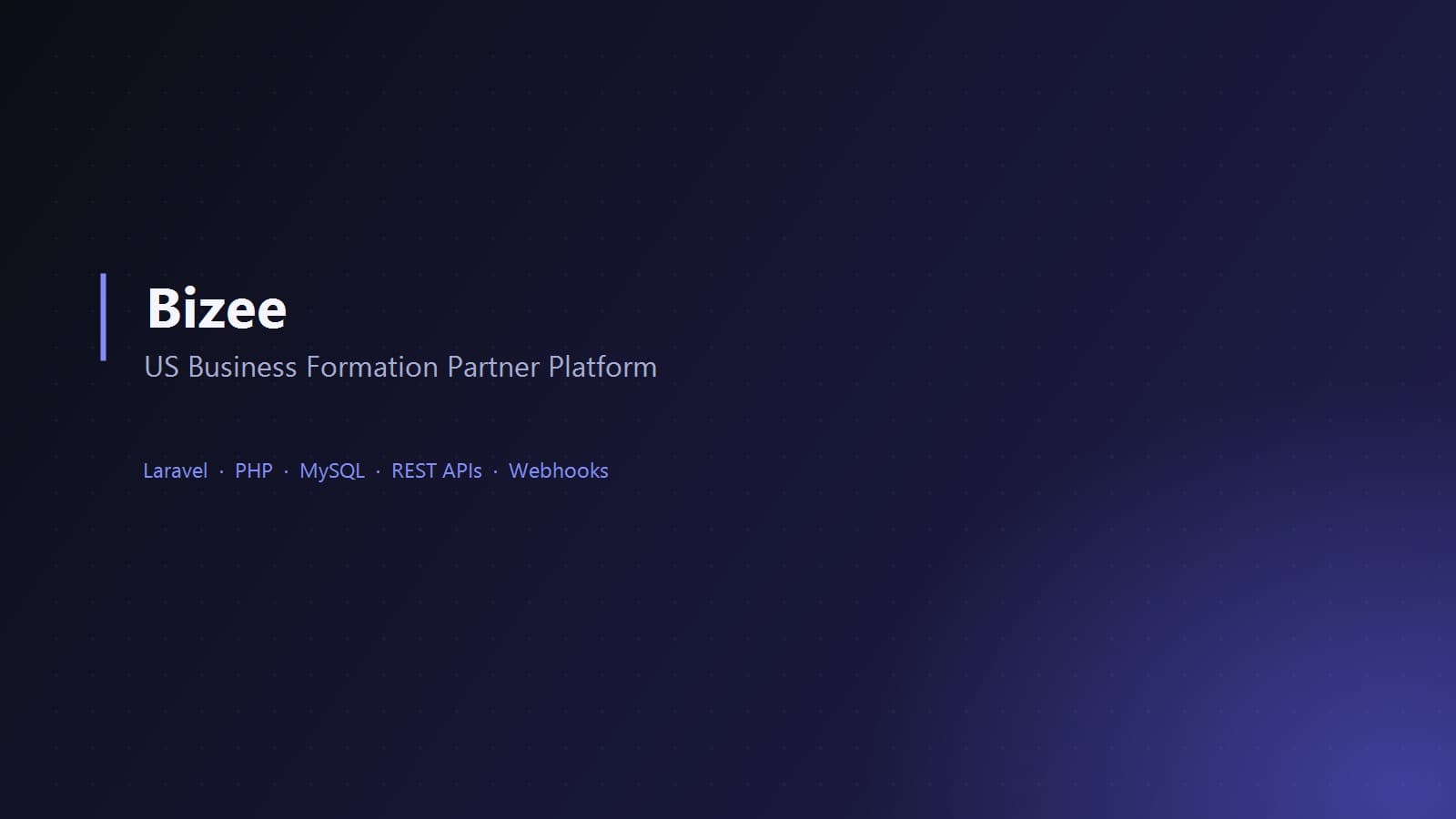 Bizee - US Business Formation Partner Platform