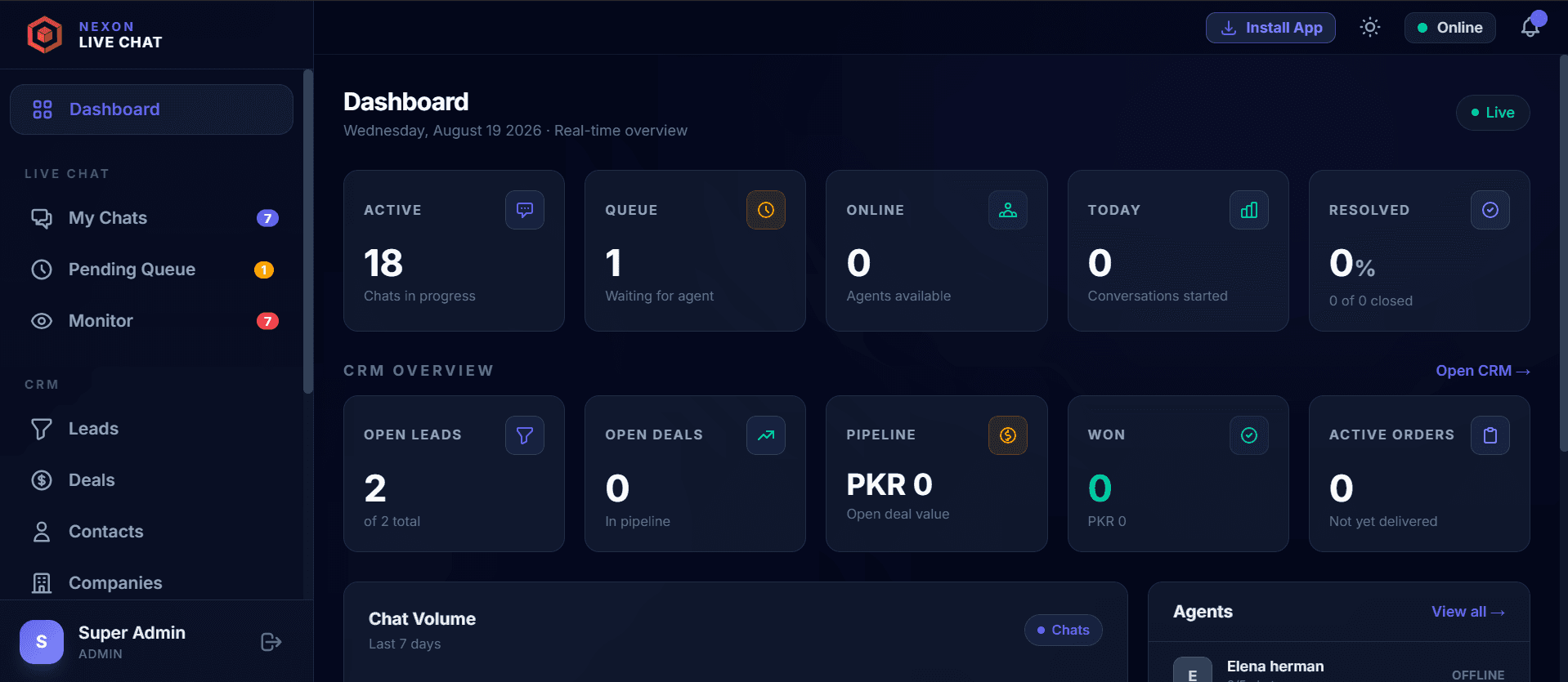 AI-Powered Live Chat