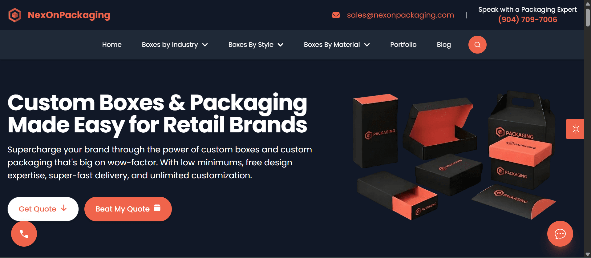 Nexon Packaging - B2B Custom Packaging Platform